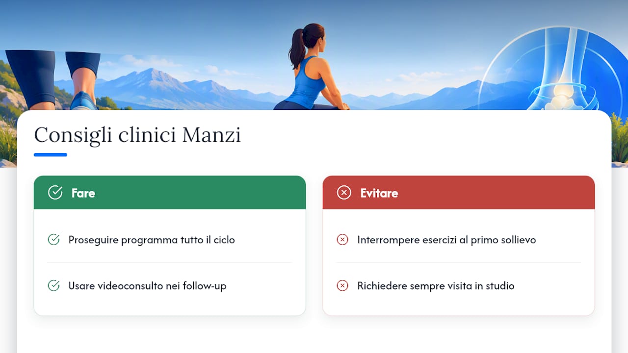 Consigli clinici del dottor Luigi Manzi: integrazione pratica e uso della telemedicina — overview diagram